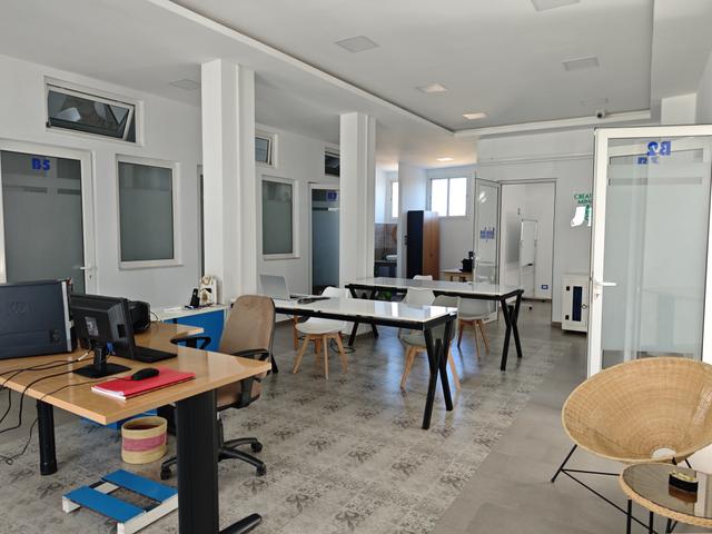 Vue sur l'espace détente